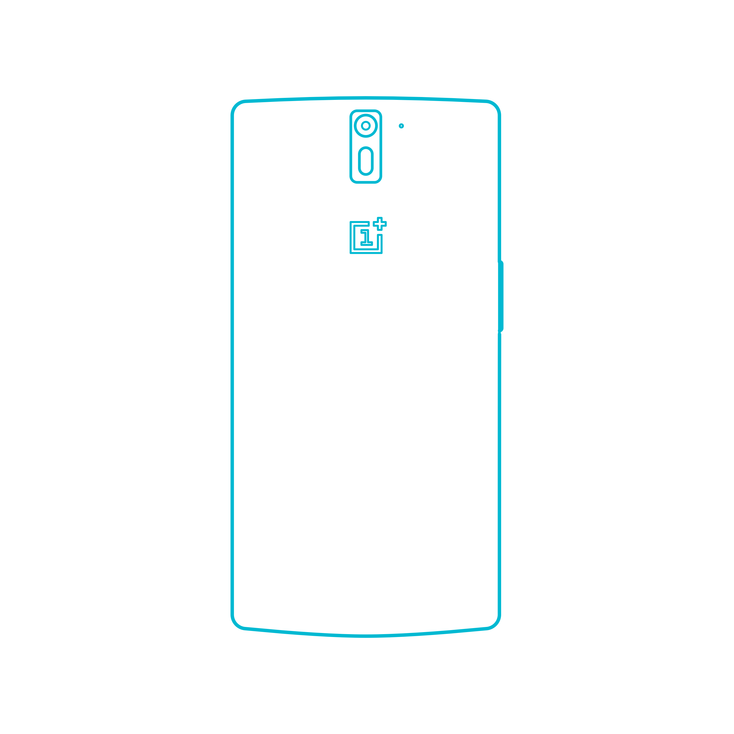 Digital Oneplus Phones Oneplus One Contour Svg Vector Free Vectors